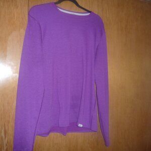 Capilene 3 Midweight Crew, Women's Large, Purple